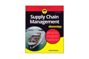 The cover of supply chain management for dummies. 