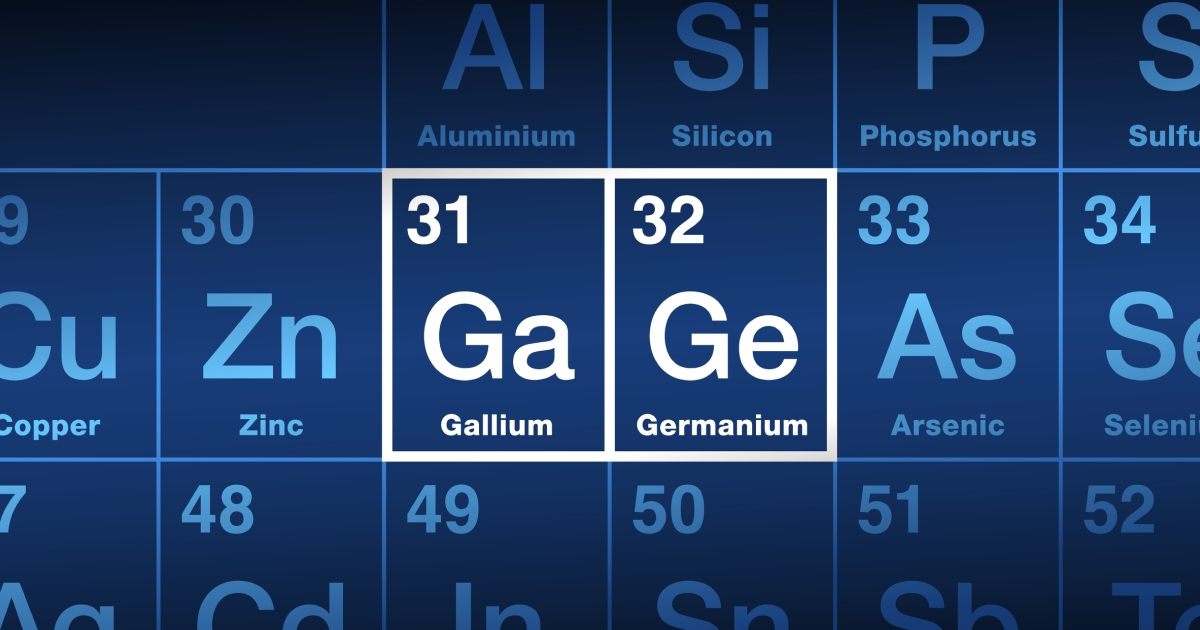 An image showing Germanium and Gallium.