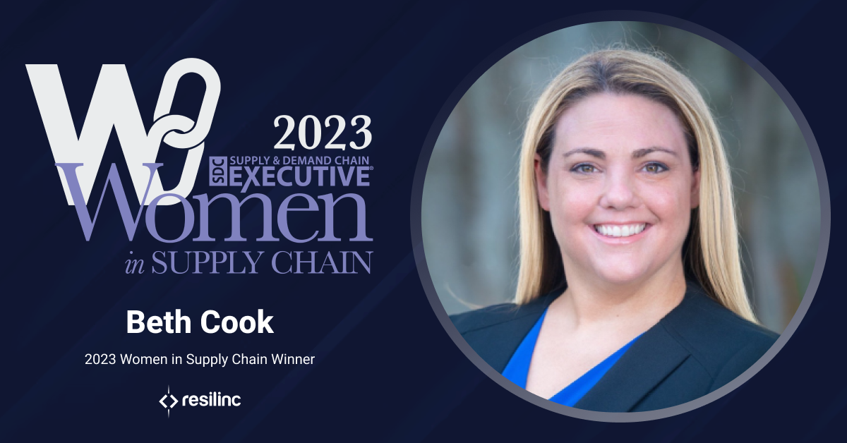Women in Supply Chain 2023 winner Beth Cook