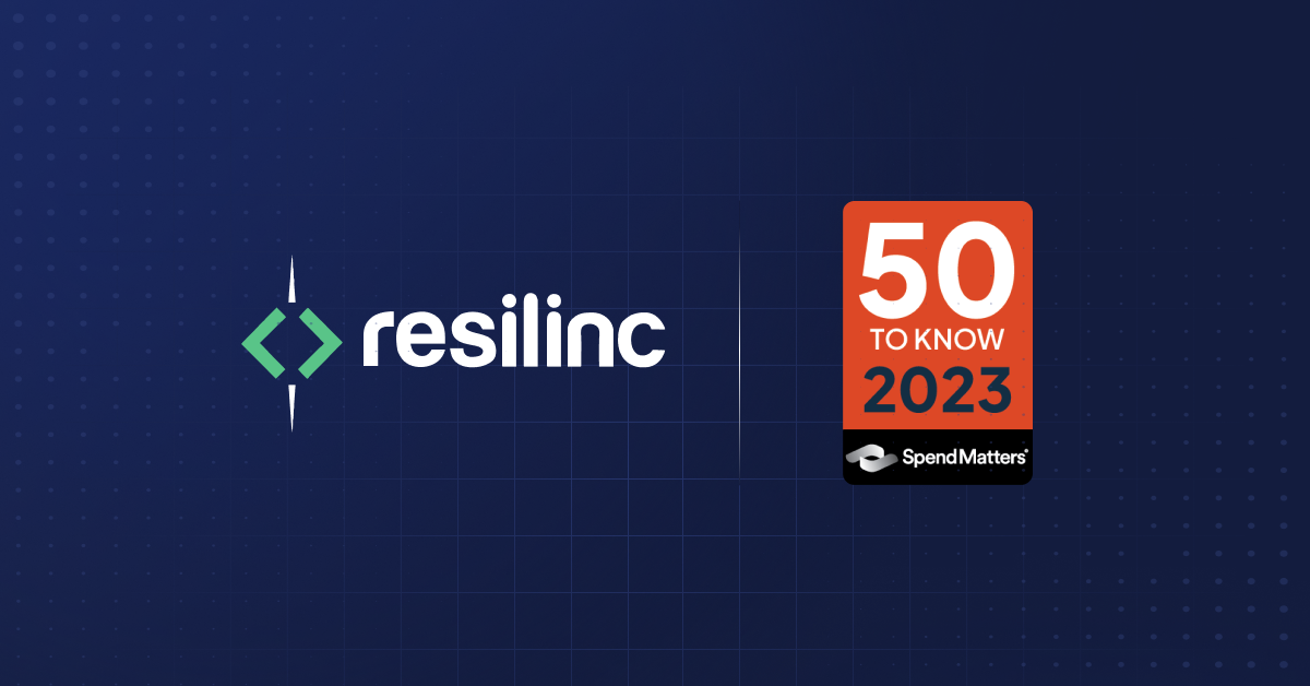 Spend Matters Resilinc logo