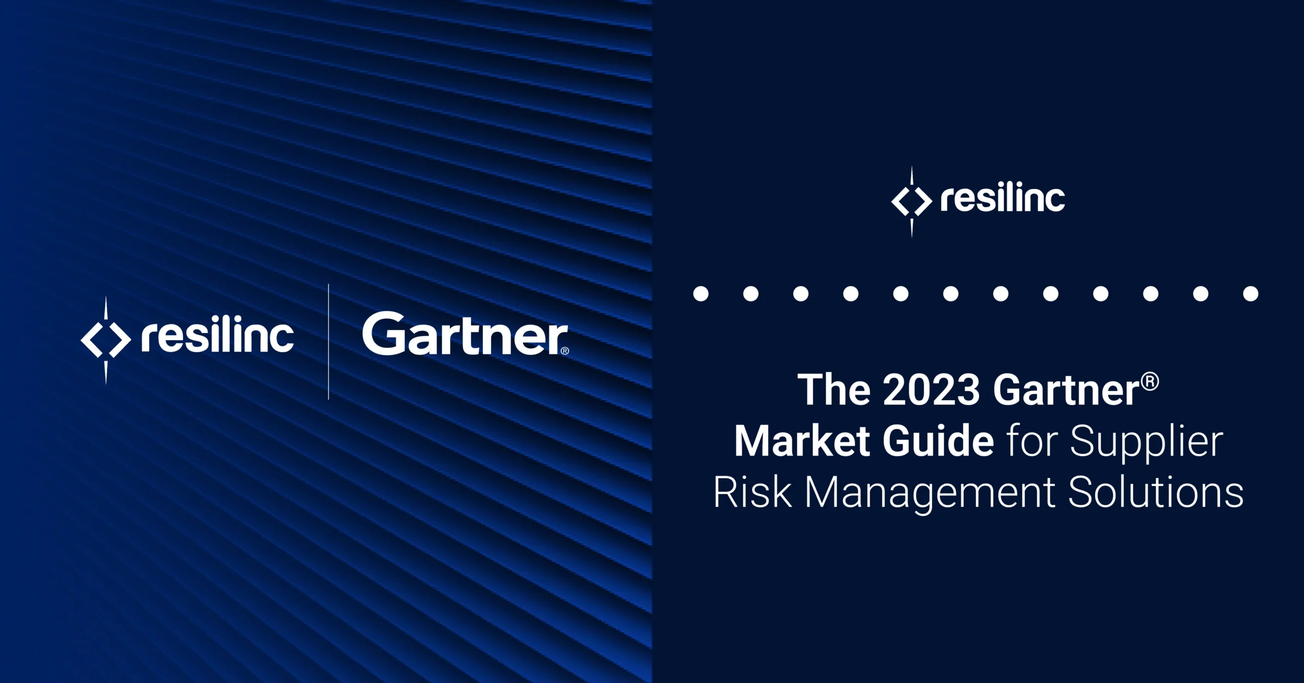 The 2023 Gartner® Market Guide for Supplier Risk Management Solutions